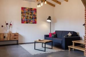 Posezení v ubytování Komun Apartments