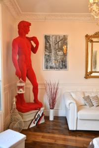 Posezení v ubytování Bohemian Apartment in Montmartre - Paris