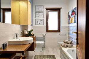A bathroom at Family House