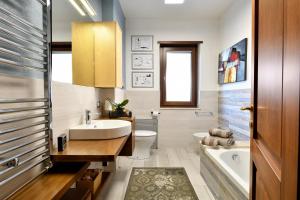 A bathroom at Family House