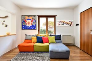 A seating area at Family House