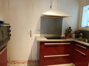 A cozinha ou kitchenette de Maison de 2 chambres avec jacuzzi jardin clos et wifi a Lisle sur Tarn