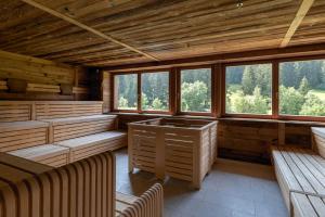 Setusvæði á Alpine Nature Hotel Stoll