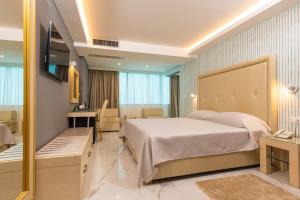 Posteľ alebo postele v izbe v ubytovaní Grand Hotel Park + 34 fotografií