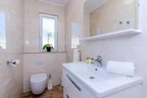 Koupelna v ubytování Villa Rubea