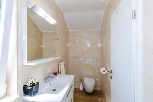 Koupelna v ubytování Villa Rubea
