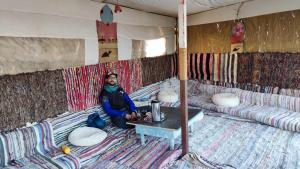 منطقة جلوس في Bedouin Valley Eco Resort
