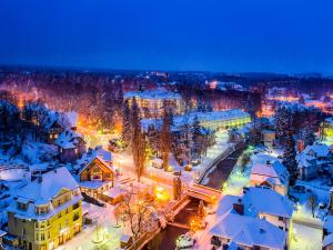 Apartament z Widokiem na Park v zime