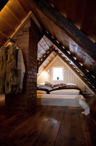 Кровать или кровати в номере Vaktahouse