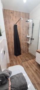 Kúpeľňa v ubytovaní 61 - Apartamenty Siedlce - Nowy apartament w centrum przy ul 3 Maja 51a