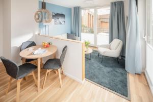 Posezení v ubytování Apartmenthaus B3