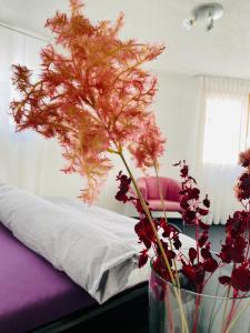 Postel nebo postele na pokoji v ubytování Maisonette Franz
