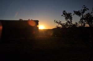 Alba o tramonto visti dall'interno del campeggio o dai dintorni