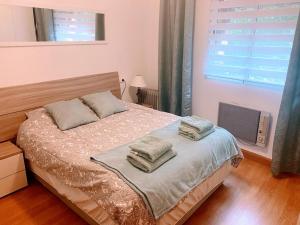 Postel nebo postele na pokoji v ubytování La casa de Emila