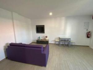 A television and/or entertainment centre at Apartamento 3 Antartico