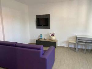A television and/or entertainment centre at Apartamento 3 Antartico