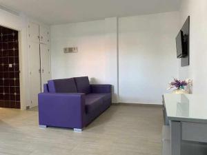 A seating area at Apartamento 3 Antartico