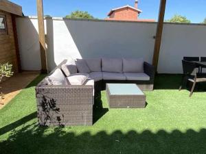 A seating area at Apartamento 3 Antartico