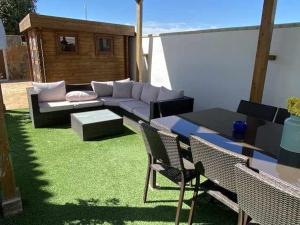 A seating area at Apartamento 3 Antartico