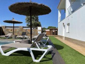 Ogród w obiekcie Apartamento 4 Atlantico