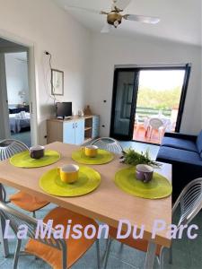 Posezení v ubytování La Maison Du Parc