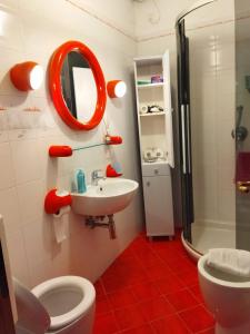 Koupelna v ubytování Appartamenti da Ermanno