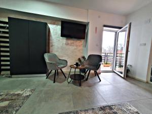 TV a/nebo společenská místnost v ubytování Luxor Apartmani 2
