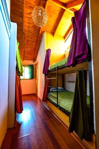 A bed or beds in a room at Gecko Hostel