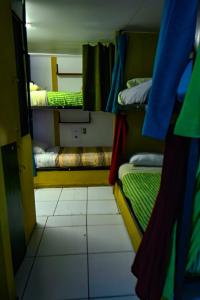 A bed or beds in a room at Gecko Hostel