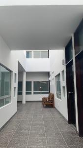 Hospedaje Las Gaviotas的休息区