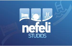 Certifikát, hodnocení, plakát nebo jiný dokument vystavený v ubytování Nefeli Studios