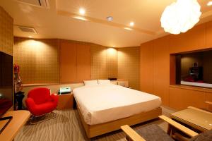 TV a/nebo společenská místnost v ubytování HOTEL555 錦糸町