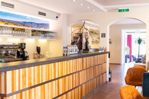 Lounge nebo bar v ubytování Landhotel GUT MOSER