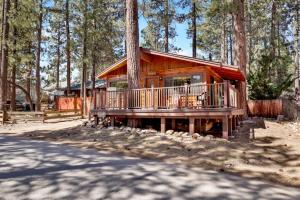 Bygningen som feriehuset ligger i