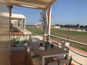 Safari Tent Lodge in Riotorto-Piombino-Li with Garden