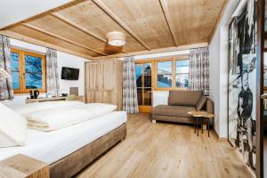 Posteľ alebo postele v izbe v ubytovaní Hotel Thurnerhof