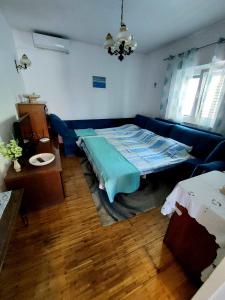 Posteľ alebo postele v izbe v ubytovaní Spacious apartment Ita - near beach (terrace, sea view)