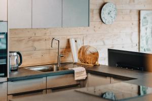 Köök või kööginurk majutusasutuses Planai Apartment mit Dachstein Blick