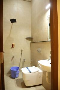Koupelna v ubytování Hotel Amoha