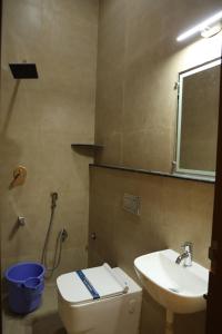 Koupelna v ubytování Hotel Amoha