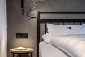 Letto o letti in una camera di Ansitz Fonteklaus