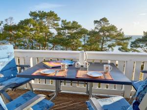 Balkón nebo terasa v ubytování Villa Strandidyll - WG13 mit Meerblick + 18 fotografií
