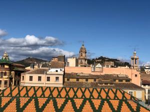 Výhľad na mesto Malaga alebo výhľad na mesto priamo z apartmánu