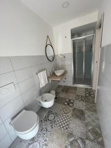 Koupelna v ubytování Anto's Apartment - Giardini Naxos