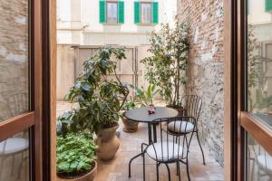 Balkón alebo terasa v ubytovaní Art Gallery Apartment in Florence