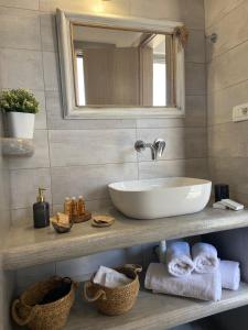 A bathroom at Aeron Suites