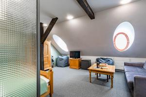 Posezení v ubytování Wellness Hotel Zámeček