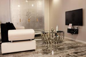 TV a/nebo společenská místnost v ubytování Spa Lux Apartmani