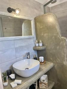 A bathroom at Aeron Suites