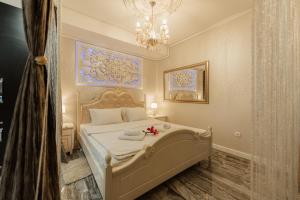 Postel nebo postele na pokoji v ubytování Spa Lux Apartmani